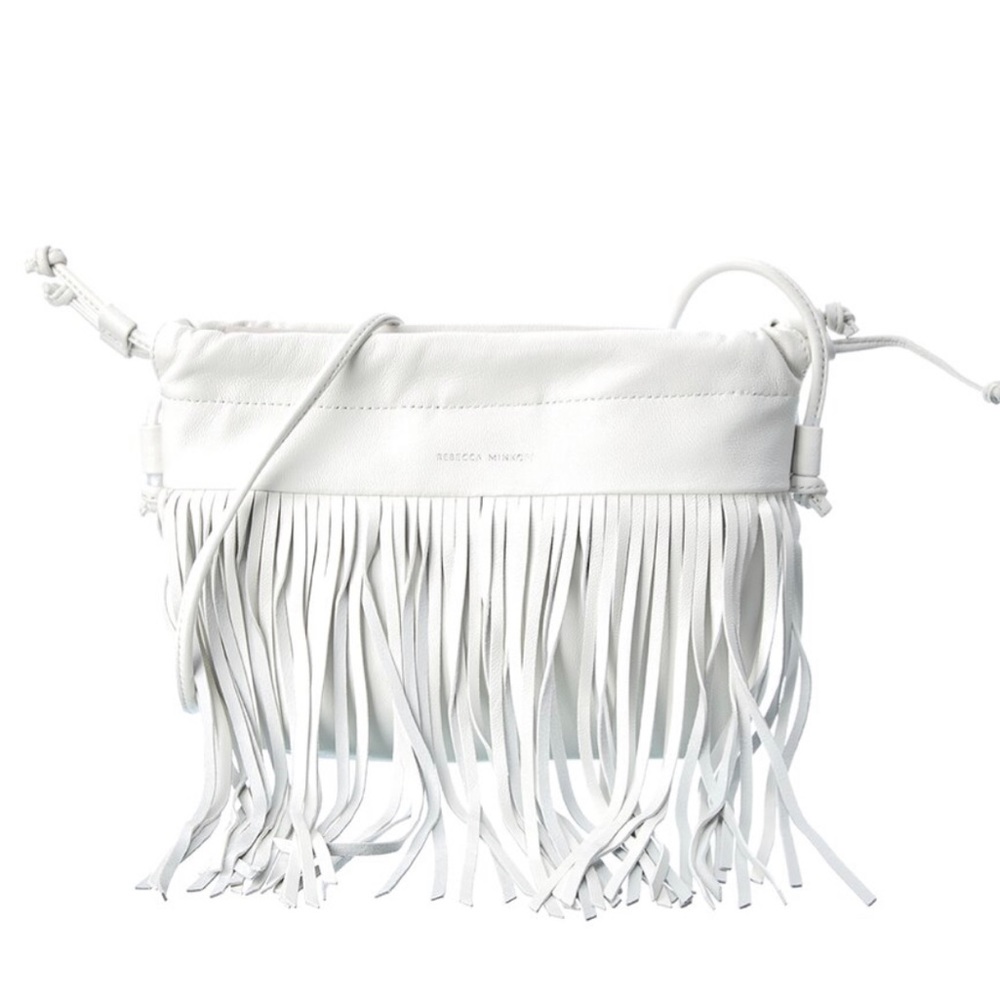 ISO Night Out Fringe Crossbody Bag
Rebecca Minkoff white